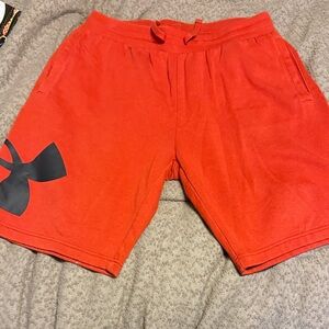 Under Armour Men's Athletic Red Shorts